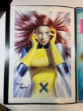 SIGNED SCOTT MAYHEW JEAN GREY/ MARVEL GIRL ART PRINT (13x19)