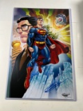SIGNED SAJAD SHAH SUPERMAN ART PRINT (11X17)