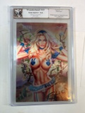 WONDERLAND #43 - PGX GRADE 9.8 SIG - GREG HORN - ZENESCOPE METAL COVER
