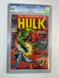 INCREDIBLE HULK #108 - CGC GRADE 4.0 - NICK FURY & MANDARIN APP