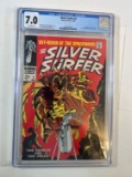 SILVER SURFER #3 - CGC GRADE 7.0 - 1ST APP OF MEPHISTO. TALES OF THE WATCHE