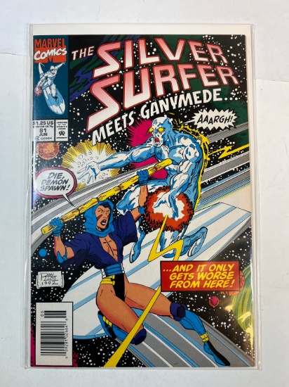 SILVER SURFER #81 (1ST CAMEO APP OF TYRANT, NEWSTAND EDITION - RARE)