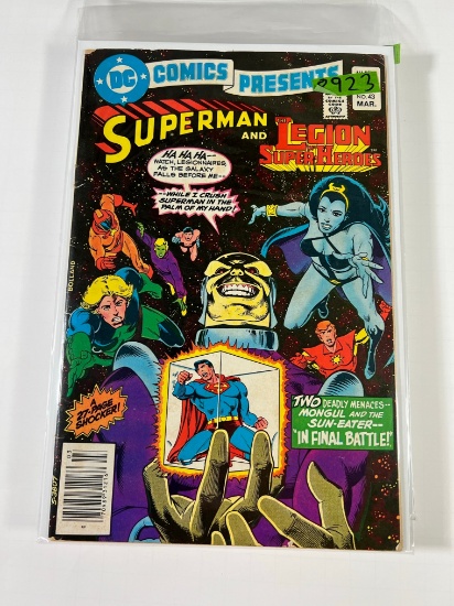 SUPERMAN AND THE LEGION OF SUPER HEROES #43 - NEWSTAND