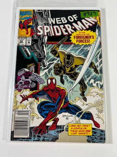WEB OF SPIDERMAN #92 - NEWSTAND