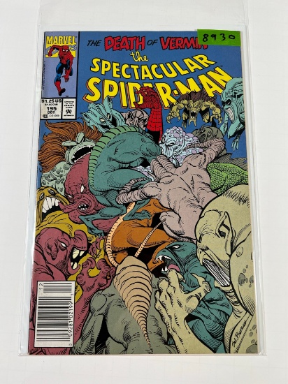 THE SPECTACULAR SPIDERMAN #195 - NEWSTAND