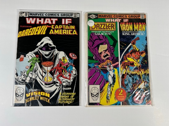 WHAT IF?? ASSORTED - #33 BRITISH PRICE #38 (DAREDEVIL, CAPT - DAZZLER, IRON