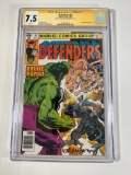 DEFENDERS #84 - CGC SIGNATURE SERIES 7.5 - SIGNED/SKETCH AL MILGROM (BLACK