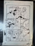COMIC ART BOARD - SPYBOY ISSUE #10 PAGE 4 (SIGNED POP MHAN) - (14x17)
