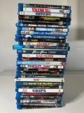 BLU RAY ASSORTED MOVIES - GHOSTBUSTES, GOONIES, BEERFEST, GREMLINS 2, JUMPE