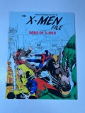 COMICS FILE MAGAZINE SPOTLIGHT: #4 THE X-MEN FILE - SONS OF X-MEN - 1986