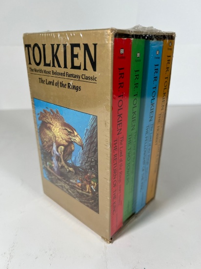 TOLKIEN - LORD OF THE RINGS "THE WORLD;S MOST BELOVED FANTASY CLASSIC" SEAL