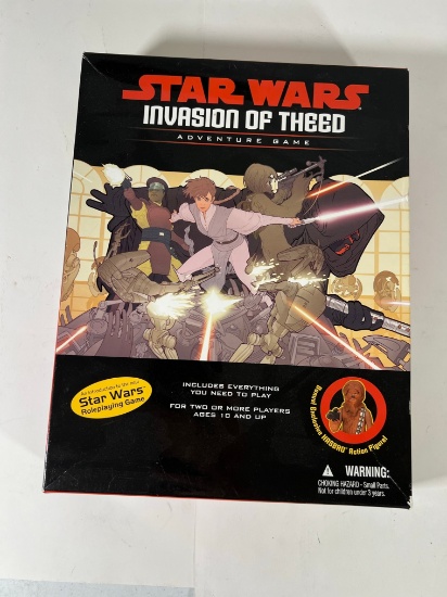 STAR WARS "INVASION OF THEED" ADVENTURE GAME - INCLUDES HASBRO EXCLUSIVE CH