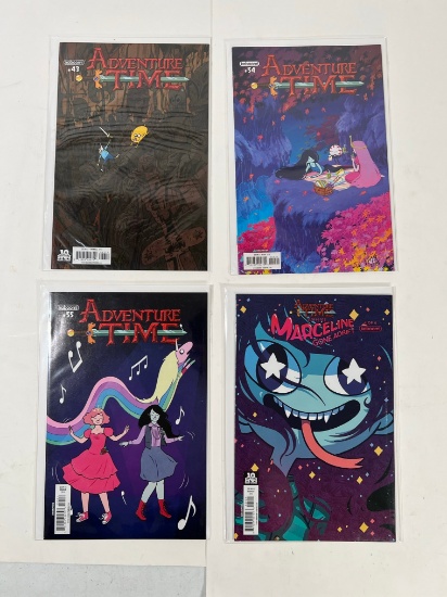 ADVENTURE TIME COMICS ASSORTED - #43, 54, 55, & MARCELINE GONE ADRIFT #4 of