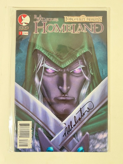 HOMELAND "FORGOTTEN REALMS" #1 (SIGNED) - R.A. SLAVATORE