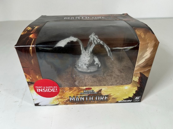 D&D NALZUR'S MARVELOUS MINIATURES - MANTICORE - PAINTED NIGHT KIT - AV VALL