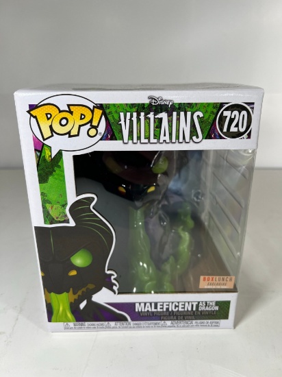 DISNEY VILLAINS FUNKO POP #720 - MALEFICENT "AS THE DRAGON" BOX LUNCH EXCLU
