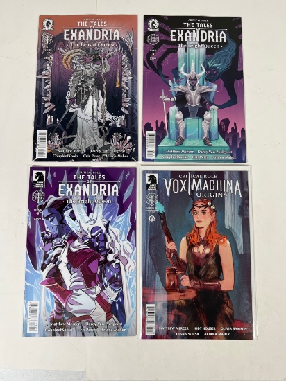 CRITICAL ROLE ASSORTED - #1,3,4 "THE TALES OF EXANDRIA" & #6 "VOX MACHINA O