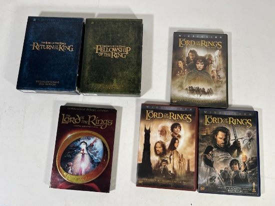 DVDS ASSORTED - LORD OF THE RINGS ASSORTED - INCLUDING SPECIAL EDITIONS