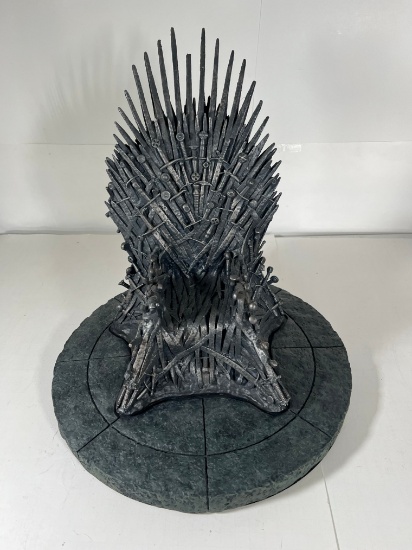 GAME OF THRONES "IRON THRONE REPLICA" 14"x14.5" (GENTLE GIANT STUDIOS) #714