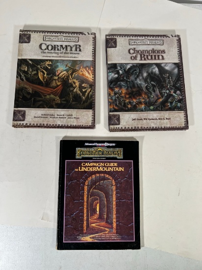 DUNGEONS & DRAGONS "FORGOTTEN REALMS" (1) CAMPAIGN GUIDE TO UNDERMOUNTAIN,