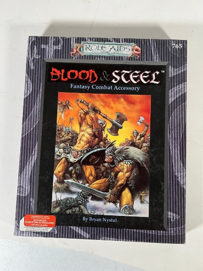ROLE AIDS "BLODD & STEEL" FANTASY COMBAT ACCESSORY - (FOR ADVANCED D&D)