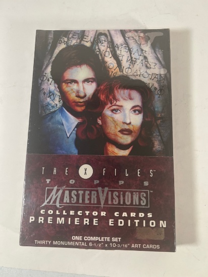 THE X-FILES "TOPPS" MASTER VISIONS COLLECTOR CARDS PREMIERE EDITION (ONE CO