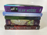 BOOKS ASSORTED - ALAN MOORE, DRAGONS OF A VANISHED MOON, MIND'S EYE THEATRE