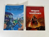 GAME BOOKS - (1) THE COMPENDIUM OF WEAPONS, ARMOUR & CASTLES (1) HEROES FOR