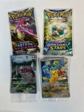 POKEMON CARDS - (2) BOOSTERS (2) SEALED PROMOS