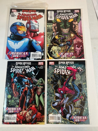 THE AMAZING SPIDERMAN #595-599 (DARK REIGN - AMERICAN SON #1-5 of 5)