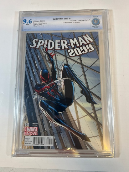 SPIDER-MAN 2099 #1 - CBCS GRADE 9.6 - CAMPBELL CONNECTING VARIANT (1ST APP