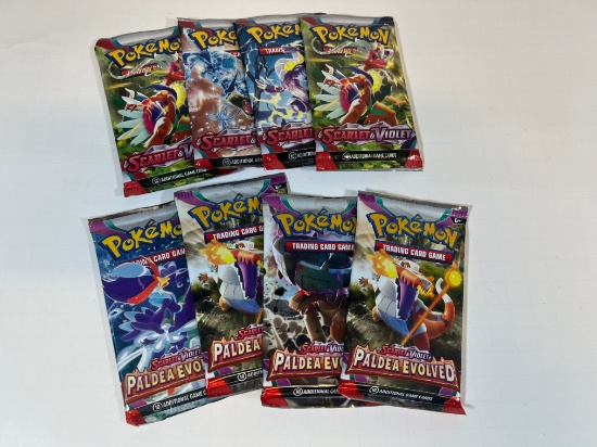 POKEMON CARDS - BOOSTER PACKS (4) S&V (4) PALDEA EVOLVED