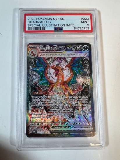 CHARIZARD EX - PSA GRADE MINT 9 - SPECIAL ILLUSTRATION RARE