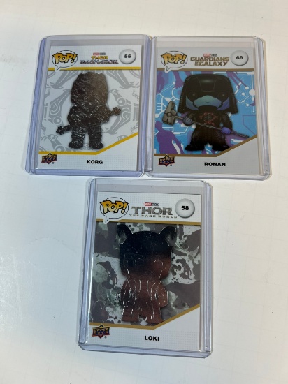 UPPER DECK MARVEL "FUNKO" CARDS ASSORTED
