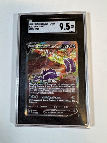 SKUNTANK V - ULTRA RARE - SGC GRADE 9.5 MT+ - SILVER TEMPEST