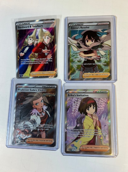 POKEMON CARDS FULL ART TRAINERS ASSORTED