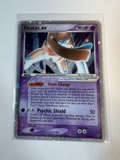 POKEMON CARD - 2005 E SERIES DEOXYS EX - 99/107