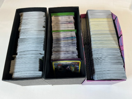 LARGE LOT - ASSORTED POKEMON CARDS, YU-GI-OH CARDS, ETC (APPROX 1500 CARDS)