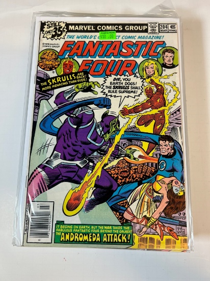 FANTASTIC FOUR #204 - NEWSTAND (1ST APP OF QUEEN ADORA + TANAK VALT)