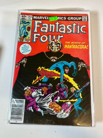 FANTASTIC FOUR #254 (1ST APP OF MANTRACORA) NEWSTAND
