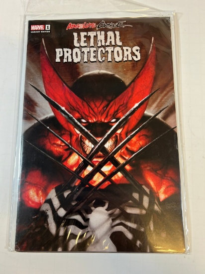 ABSOLUTE CARNAGE LETHAL PROTECTORS #1 VARIANT (RYAN BROWN VARIANT COVER) -