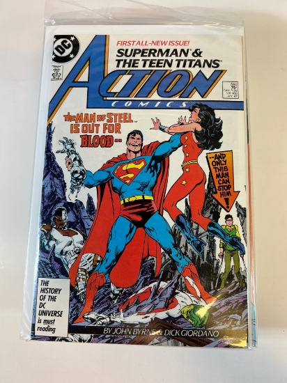 ACTION COMICS #584 - SUPERMAN & THE TEEN TITANS