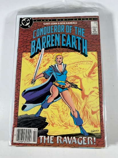 CONQUEREOR OF THE BARREN EARTH #1 - NEWSTAND