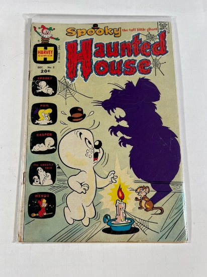 SPOOKY (THE TUFF LITTLE GHOST) HAUNTED HOUSE #2 - HARVEY COMICS