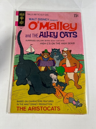 WALT DISNEY O'MALLEY AND THE ALLEY CATS - GOLD KEY (THE ARISTOCATS)