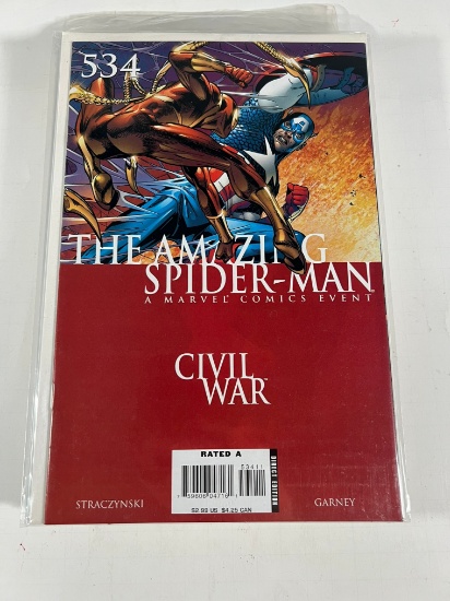THE AMAZING SPIDER-MAN #534 - A MARVEL COMICS EVENT (CIVIL WAR CROSSWAR)