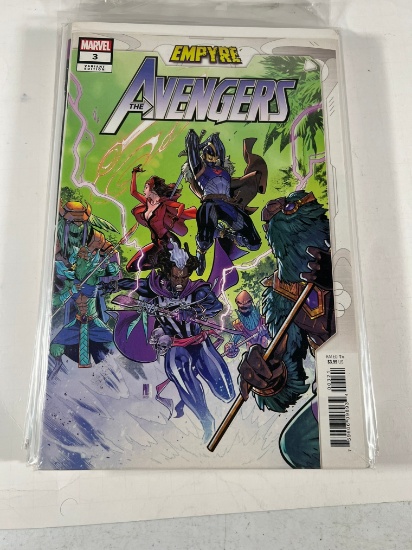 THE AVENGERS #3 - VARIANT COMICS - EMPYRE (BLACK KNIGHTS + SCARLET WITCH CO