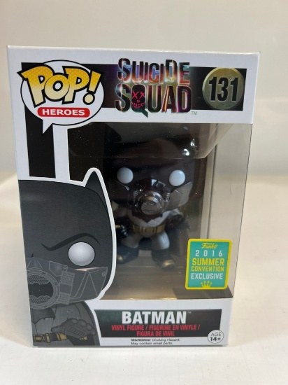 FUNKO POP SUICIDE SQUAD "BATMAN" #131 - 2016 SUMMER CON EXCLUSIVE
