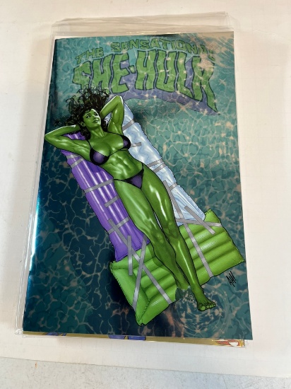 THE SENSATIONAL SHE-HULK #1 VARIANT - FOIL ADAM HUGHES