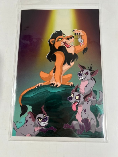 DISNEY VILLANS "SCAR" #1 VIRGIN